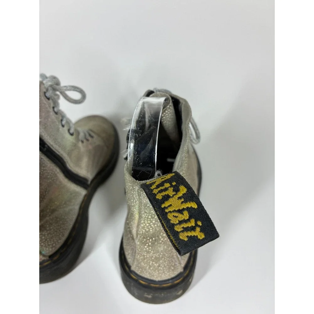 Dr. Martens 1460 Pascal J Iridescent Metallic Flecks Boots Kids Size 2 US 1 UK